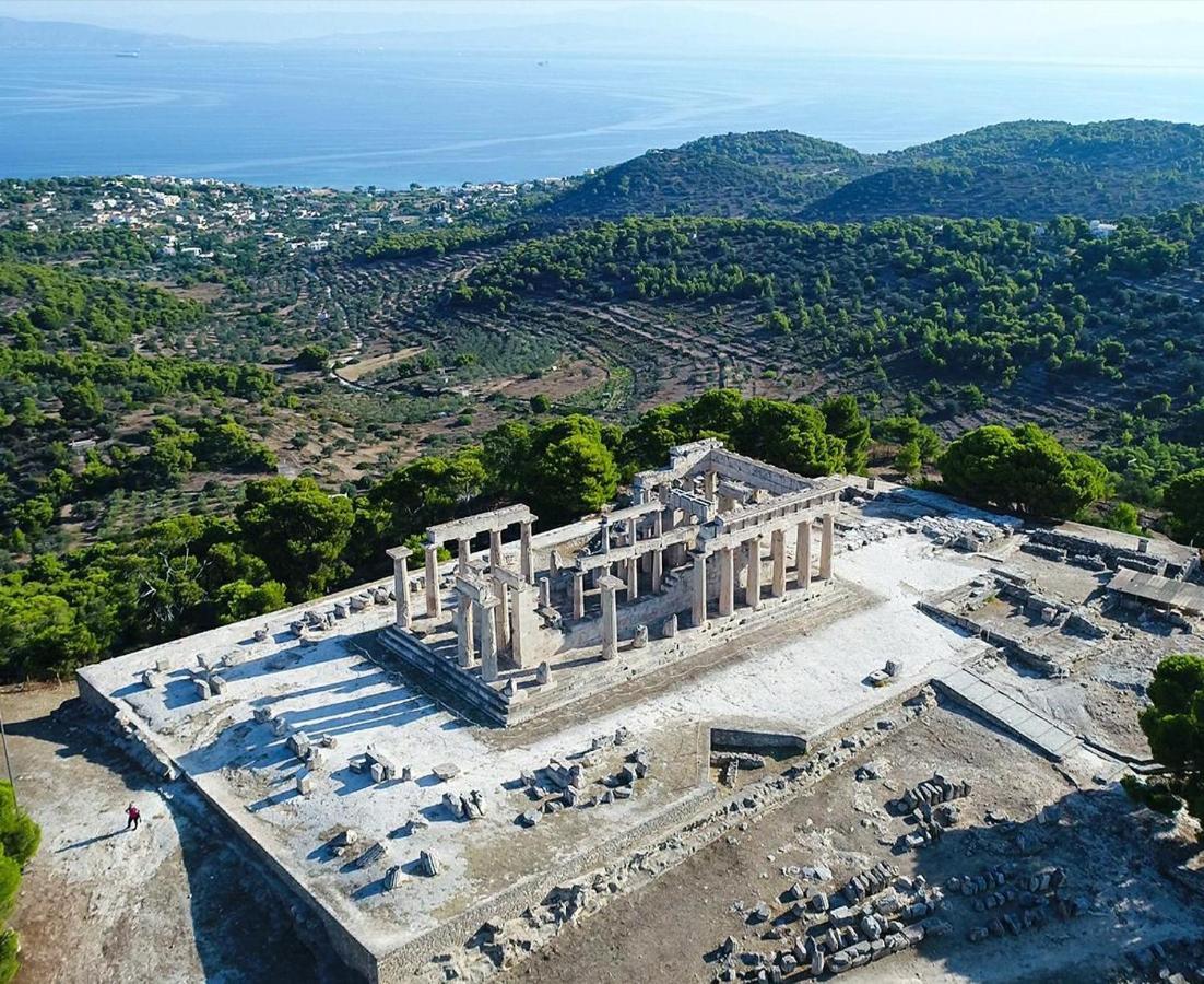 Παραθαλασσια Στουντιο Μιχαλιας Sea View Studio Michalias Agia Marina  Екстериор снимка